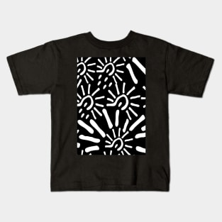 Black & White Pattern Kids T-Shirt